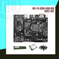 Core i5 4590 Motherboard Package + 4GB Ram + fan