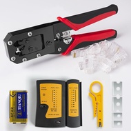 Hot sales on Network Cable Crimping Tool Set for Home Use, Multi-Functional Head Crimping Pliers, Pr
