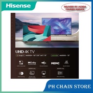 (COURIER SERVICE) HISENSE 50A6500H 55A6500H 65A6500H 75A6500H 50" 55" 65" 75" 4K GOOGLE TV