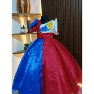 Buwan Ng wika philippines flag costume/modern filipiniana