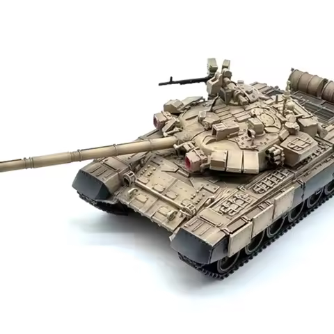 2025 New 1/72 Russian T90 T-90 Main Battle Tank Desert Painted Static Ornament DLY Scene Paired With