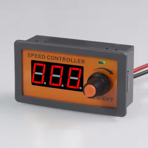 DC 5-30V 5V 12V 24V 5A PWM Brushless Motor Speed Adjustable Controller Digital Display Encoder BLDC 