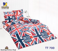 TOTO (TT700) ลายโมเดิล Trendy ชุดผ้าปูที่นอน ชุดเครื่องนอน ผ้าห่มนวม  ยี่ห้อโตโตแท้100%