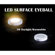 Designer Lighting 3w 5w LED Surface Eyeball LED Spotlight Surface LED Spotlight Ceiling Light Lampu 