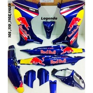 COVERSET HLD LAGENDA 110Z/Zr REDBULL (Siap Tampal)