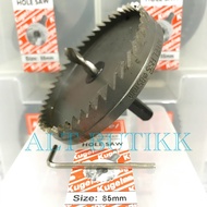 MATA KUGEL HOLE SAW HSS IRON 85 mm - HSS IRON DRILL BIT Original 