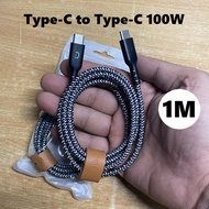 Cáp sạc nhanh Zendure SuperCord  type-c to type-c 100W 1m/2m vỏ bọc dù siêu bền đẹp (hàng New Nobox)
