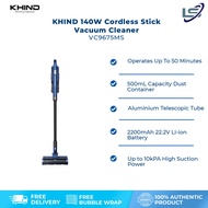 KHIND 140W Cordless Stick Vacuum Cleaner VC9675MS | Operates Up To 50 Minutes | 500mL Capacity Dust 