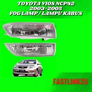 Fastlink Toyota Vios Ncp42 2003 Front Bumper Fog Lamp 100% New High Quality