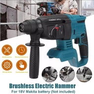 4 Modes Hammer Drill Rechargeable brushless cordless rotary hammer drill Impact Function electric Hammer impact drill For Makita Bat tery(Not include)
