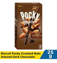POCKY BISKUIT STICK RASA ALMOND MILK DAN DARK CHOCOLATE 25 gram