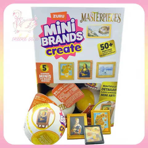 Original Zuru Mini Brands Create: Masterpieces Series 5 Surprise Minis Blind Balls Miniature Mini Sc