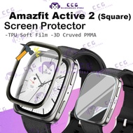 Amazfit Active 2 Square Screen Protector Hydrogel TPU Soft Film / Watch Active2 Square 3D Curved PMM