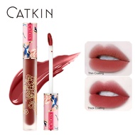 CATKIN Lip Glaze Non-stick Cup Mousse Texture Lip Tint Long Lasting Liquid Lipstick Velvet Lipstick 