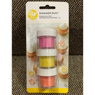 glitter edible Wilton Mixed In food grade Cake 3 Jars