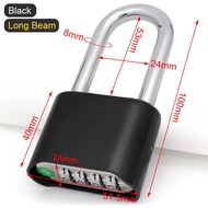 Gembok Angka 4 Digit Gembok Pagar Gembok Angka 4 Digit Besar Kunci Gembok Kode Angka Anti Potong Tah