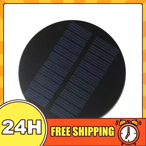 0.35W 5V Mini Solar Panel 70mm Solar Charging Panel for Fans Outdoor Lamp Pump