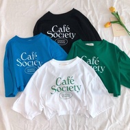 Gzb Latest Fashion Women's Casual Clothing / Oversized Crop Cafe Society T-shirts / Girls' Casual Cl