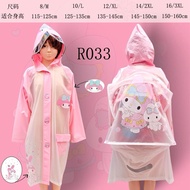 Durable Backpack Children's Raincoat Backpack with Cute Motifs