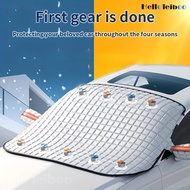 LEIBOO48''X64''CarWindshieldSnowCoverSunShadeWinterDustRainIceFrostGuardProtector-DurableDesignforWi