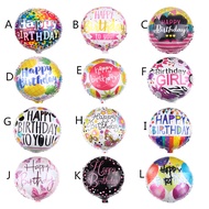 PAH B6/7 Ballon Foil 18Inci Happy Birthday Ready Stock