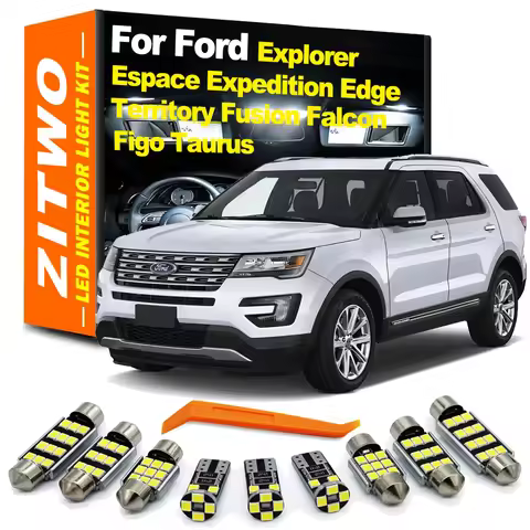 ZITWO LED Interior Dome Map Reading Light Bulb Kit For Ford Explorer Escape Expedition Edge Fusion T