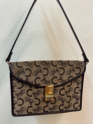 Vintage Celine C 扣馬車包 clutch