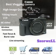 Canon G7X Mark III G7X3 Digital Compact Camera for Vlogging YouTube Filmmaking Photography - Used Ka
