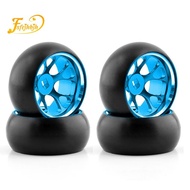 Hard Plastic Drift Tires Tyre Metal Wheel Rim for  284131 K969 K989  Mini-Z 1/28 RC Car Parts