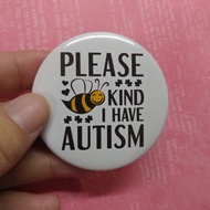 Button Badge: Autism Acceptance