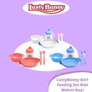 Lusty Bunny Feeding Set 6-in-1 Baby Feeding Utensils LB-1363