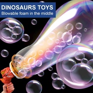 Bubble Blower Toy Fashion Cartoon Hand-Held Dinosaur Fan Bubble Blower Toy Park Toy Bubble Machine B