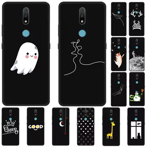 For Nokia 2.4 Case Silicone Soft TPU Back Cover Case For Nokia 2.3 3.1 5.1 C01 Plus C1 4.2 3.2 8.1 1