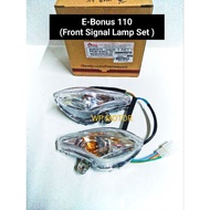 SYM E-Bonus110/E Bonus 110 Front Signal Lamp Set/Lampu Signal Depan Set(With Socket Bulb)