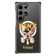 HI-SHIELD Stylish Magsafe Shockproof Case รุ่น French Bulldog [SAMSUNG S24 Ultra] - เคสแม่เหล็กกันกร