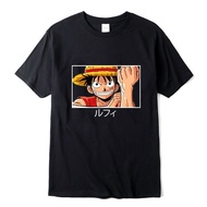 Classic and unique Anime One Piece Roronoa Zoro Luffy Send Friends Classic Comic Print Short-sleeved Loose Simple Man T-shirt Hip Hop GEingl77KAmhmd00