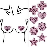 One Sticker Glitter Pink Love Bubble Head Sticker Breast Beauty Sticker Glitter Hidden