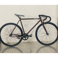 Cranston Fix Fixie. Single Speed Bicycle. Leisure Bike. Urban Bicycle. Copper Colour . With brake.