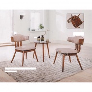 [PREORDER] 1 Table + 2 Sofa Seater Sofa Set Lounge Chair Relax Sofa (Light Brown Colour)