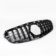 W212 GT R Grill Vertical Grille For Mercedes E Class Facelift Only 2014-2015 ABS Mesh E260 E300 E350