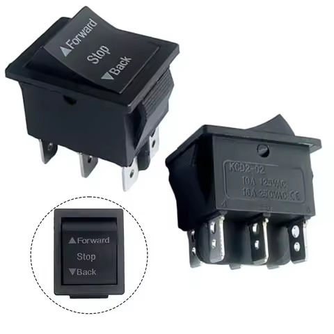 2 X Forward Reverse Switch For Ride On Cars Compatible With 6V/ 12V /24V Electric Ride-On Toys Rocke