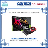 Colorful RTX 3060 NB DUO 12GB GDDR6 GPU Graphic Cards (RTX3060-NBDUO-12G-L-V) BATTLE AX