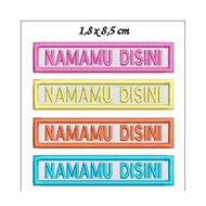 Uniform name embroidery, school bed, name bed 1 DAY DONE