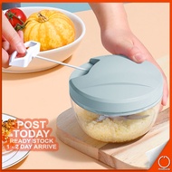 𝗗𝗨𝗥𝗔𝗕𝗟𝗘 Multi-functional Mini Speedy Manual Food Chopper Manual Blender 2/3/5 Blade Easy Spin Slicer