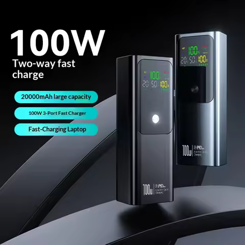 Laptop power bank super fast charging large capacity 20000 mAh 30000 mAh 100W power bank Lithium Pol