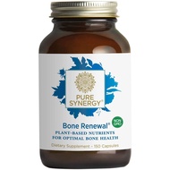 Pure Synergy Bone Renewal | 150 Capsules | Non-GMO | Plant-Based Calcium for Bone Health with Natural Magnesium, Vitamin D3, and Vitamin K2