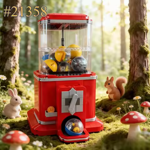 Capsule Vending Machine 21358 Building Blocks Sets Compatible with Legoed Particles Suitable for Bir