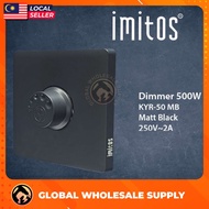 SIRIM IMITOS BR SERIES Full Black Series Switch Socket Switches Dimmer 15A Socket 45A Switch Multi S