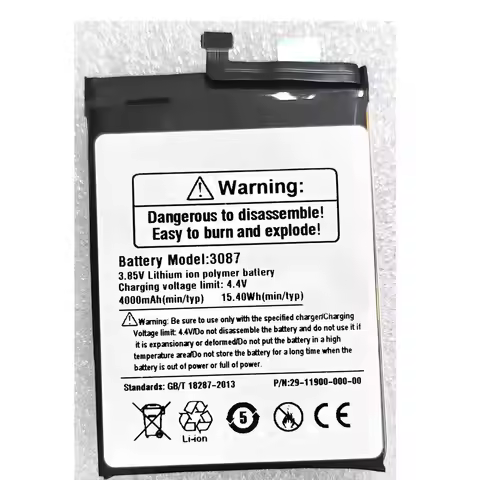 For Ulefone 3087 Mobile Phone Rechargeable Li-ion Polymer Battery 3.85V 4000mAh