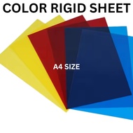PVC RIGID SHEET COLORED 0.2MM / A4 RIGID SHEET SHEET COLORED / BINDING COVER